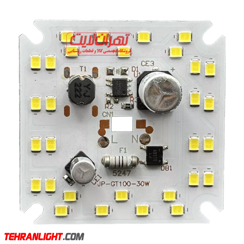 چیپ ال ای دی 30 وات 220 ولت نور مهتابی مدل mylv0367