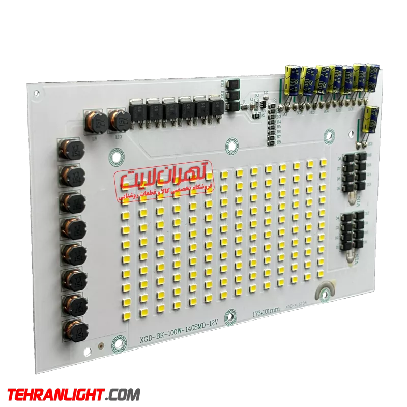 چیپ ال ای دی 100 وات 12 الی 24 ولت AC - DC