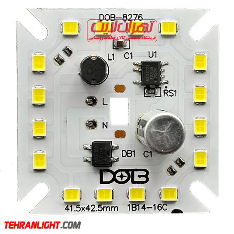 چیپ لامپ 16 وات 220 ولت خازندار نور مهتابی DOB-8276